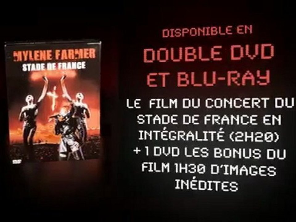 DVD Blue-Ray Mylène Farmer au Stade de France 2010