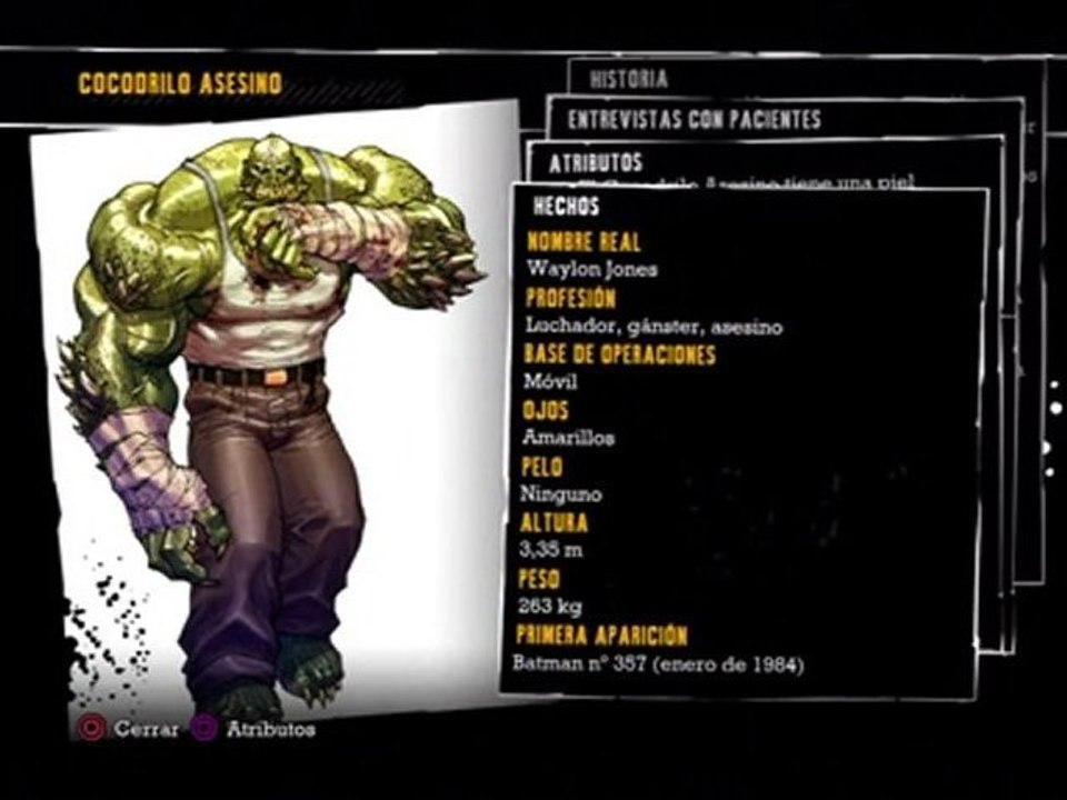 Grabaciones Batman Arkham Asylum en Español [3 5]