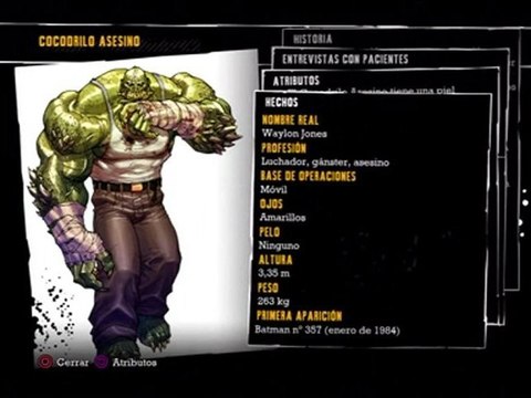 Grabaciones Batman Arkham Asylum en Español [3 5]