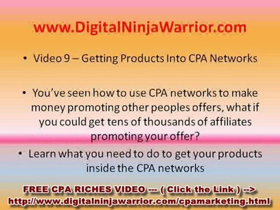 CPA Paycheck Cost Per Action Tactics