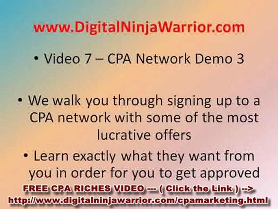 Zerofrictionmarketing CPA Cash System