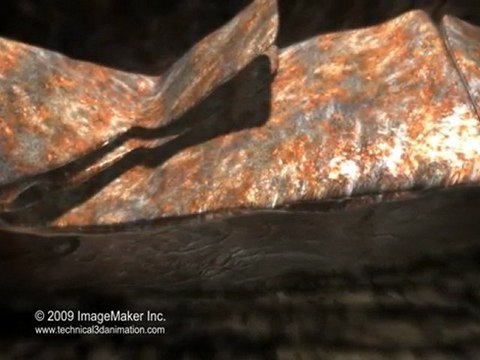 3d animation mining underground orebody 2