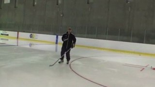 One Timer Hockey Shot Practice