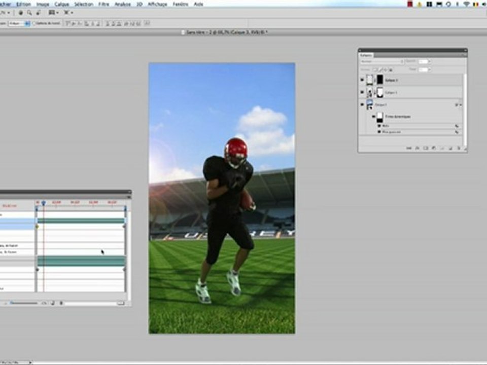 Photoshop cs5 cs4  tutoriel - tutorial - chromakey-partie 3