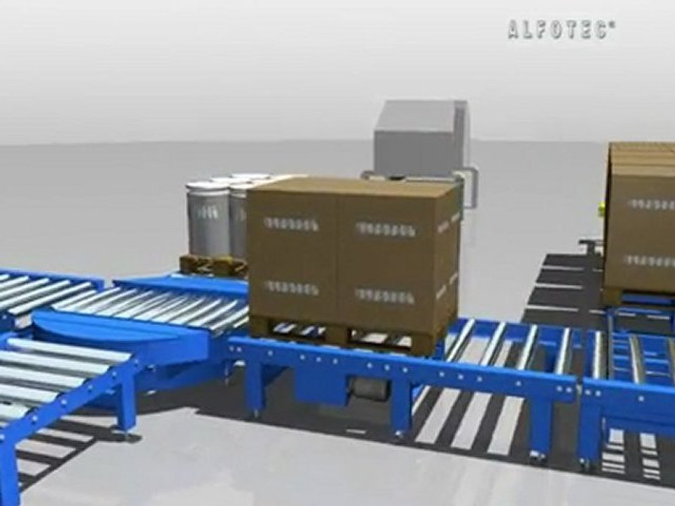 Paletten-Fördertechnik von ALFOTEC