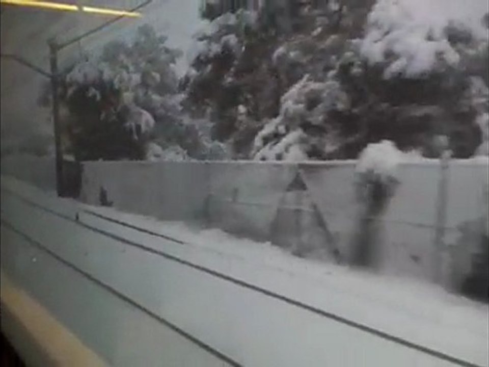 Magic Snowfall In barcelona!!