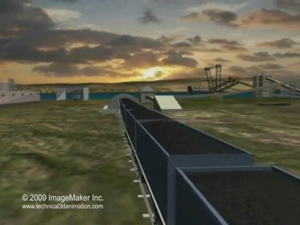 3d animation train