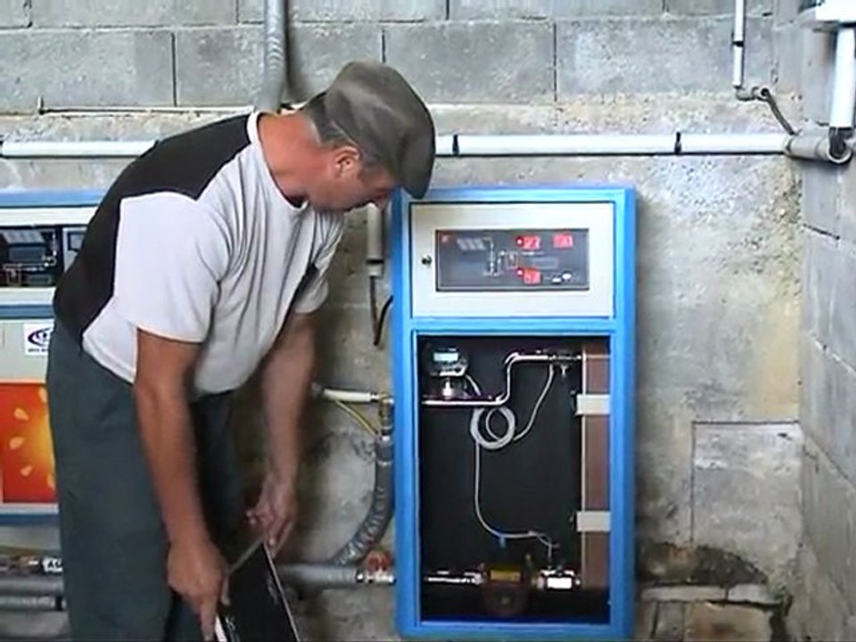 De l'eau chaude solaire pour les veaux