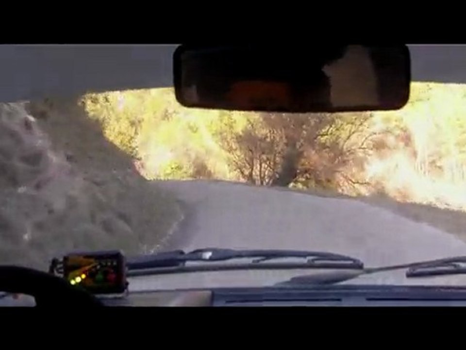 rallye de vaison 2010 coll vincent/julien saint martin ES1