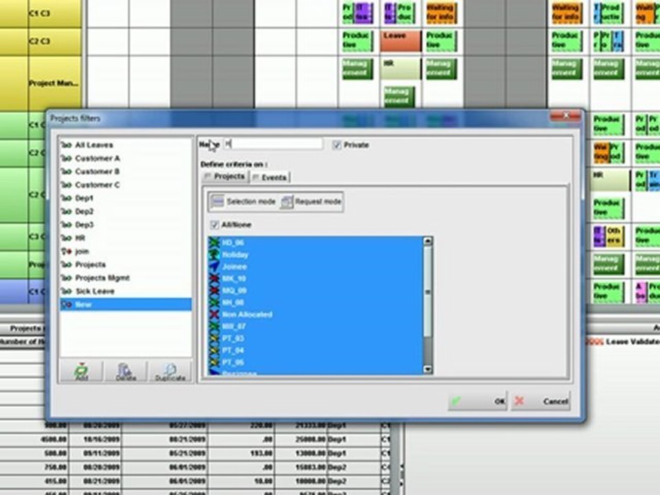 Visual Planning HowTo Part 6 - Create and manage Filters