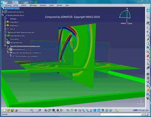 Simulation of a hard sound barrier
