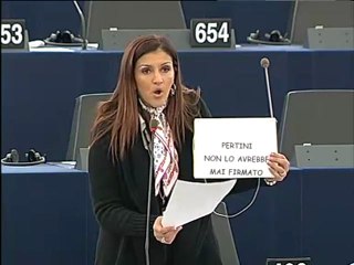 Sonia Alfano on Question Hour