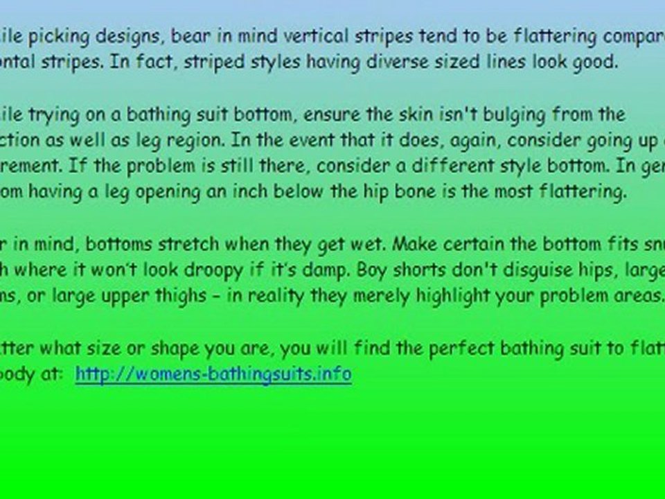 6 Tips on Finding the Perfect Womens Bathing Suits