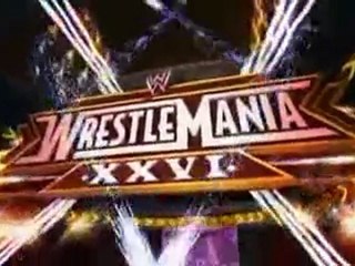 Wrestlemania 26 Official Match Card