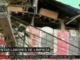 Lentas las labores de reconstrucción en Concepción