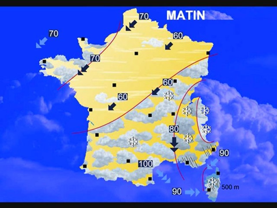 Météo 10 mars 2010: Vigilance neige