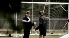 Entrainement équipe de foot d'Italie