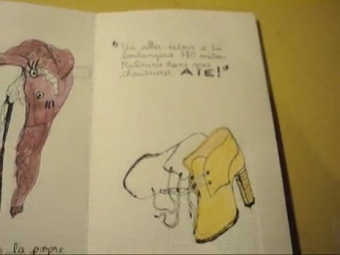 Carnet de croquis : mes vêtements au quotidien.