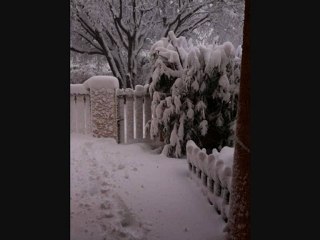 neige banyuls sur mer 8 et 9 mars 2010