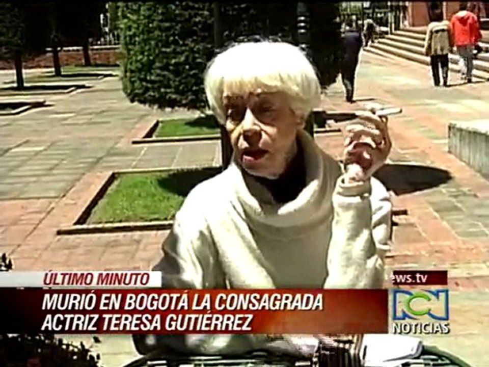 Murió Teresa Gutiérrez