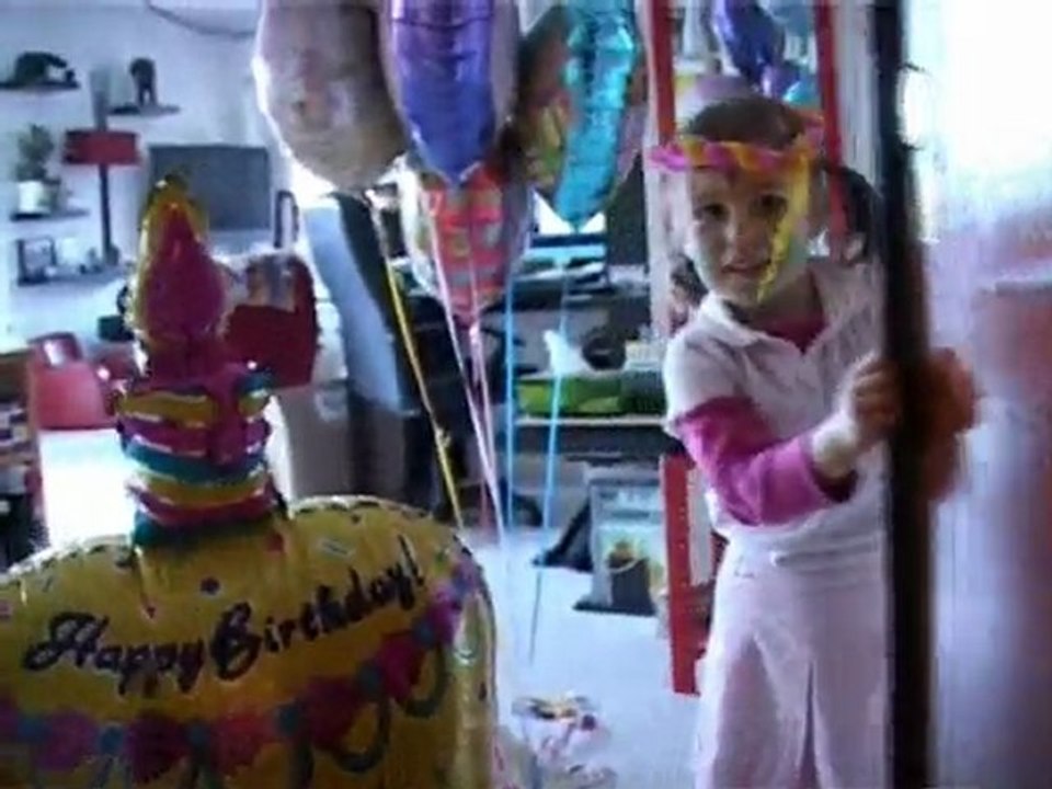 L'anniversaire : mes 4 ans