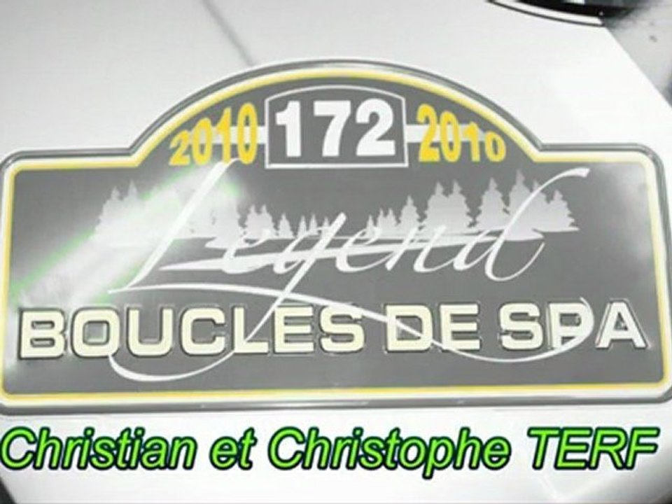 LEGEND BOUCLES DE SPA CHRISTIAN ET CHRISTOPHE - 2010