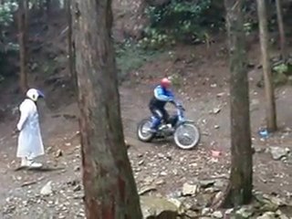 20100310 トライアル車に乗ってみよう！ 講習風景 2