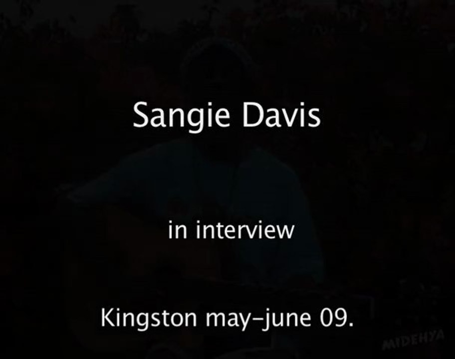 Sangie Davis in interview
