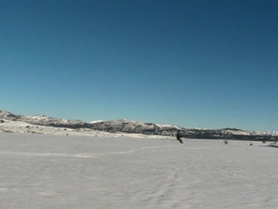 Snowkite Calern Alpes maritimes