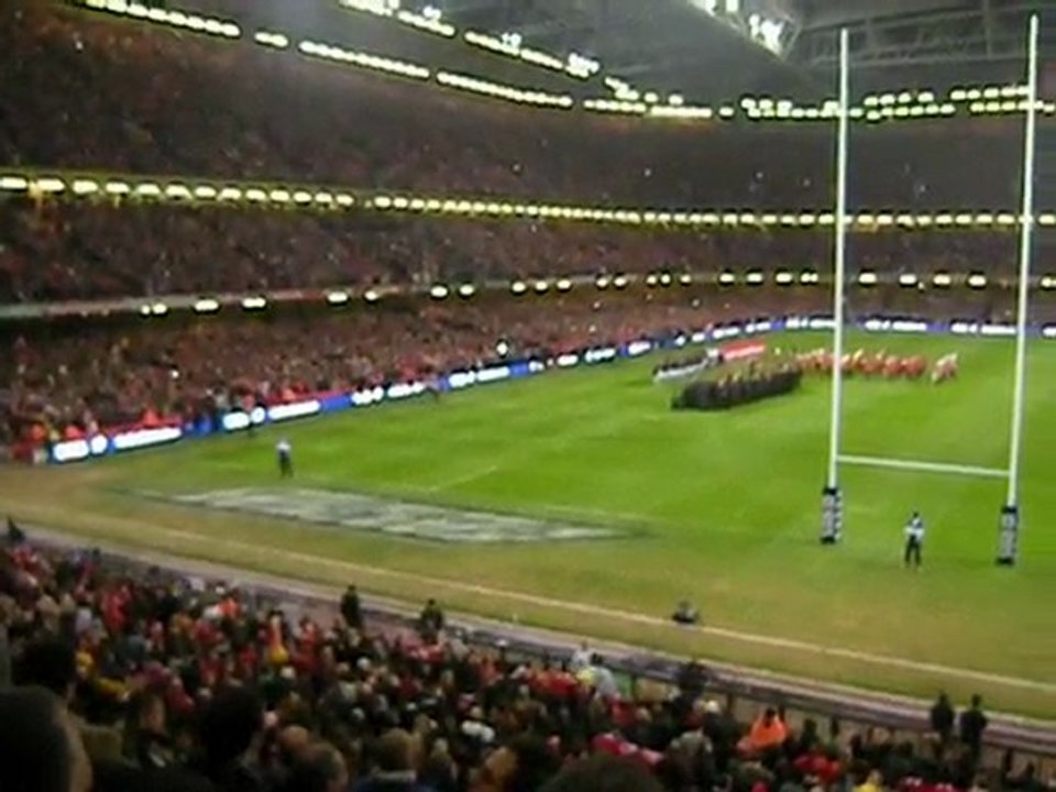 Millenium Park - Galles/France 26/03/10 -L'hymne gallois