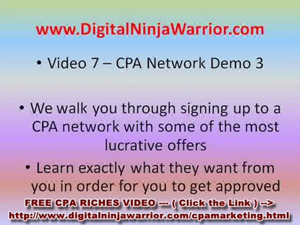 Millions Created Online CPA Cash System
