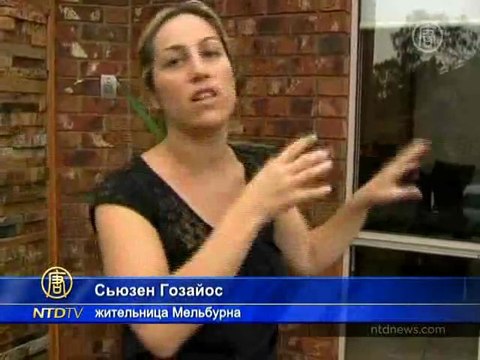 Град размером с мяч для гольфа выпал в Австралии