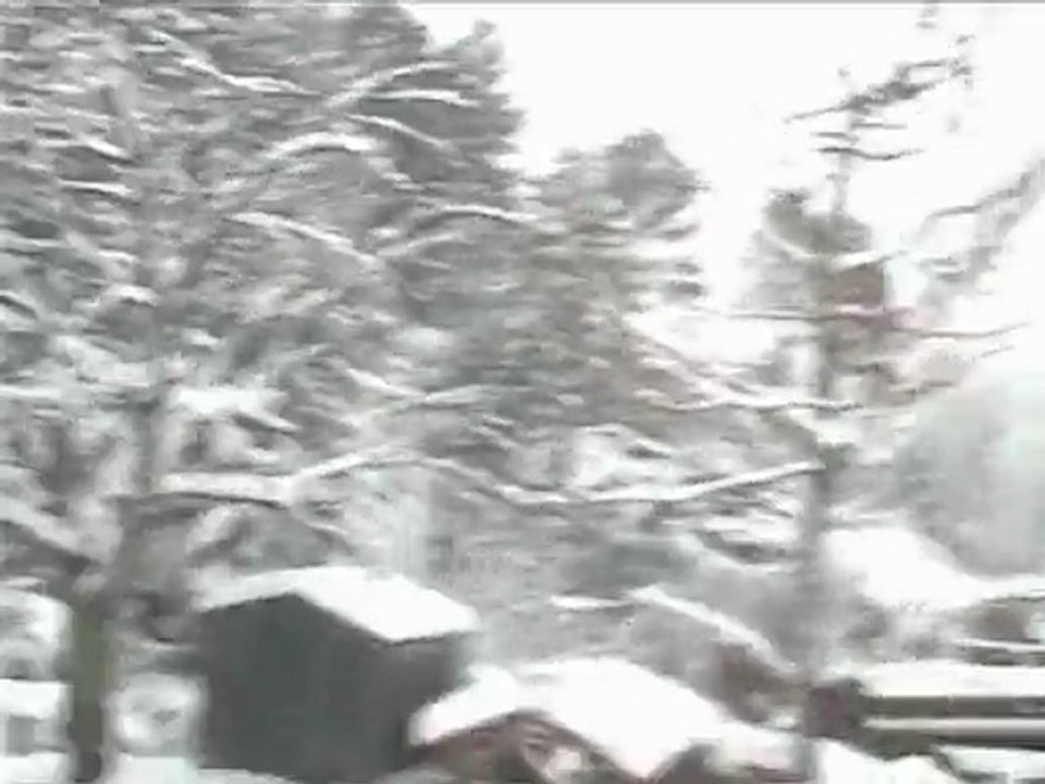 Cessous sous la neige le 8 mars 2010