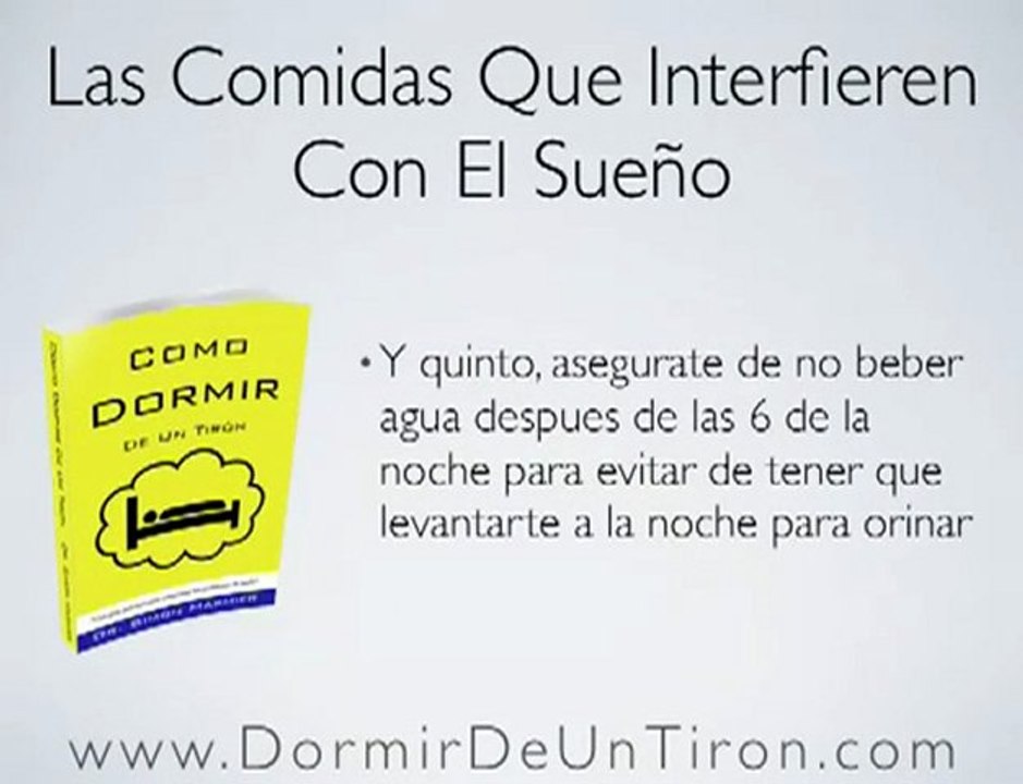 Comida Para Dormir: Las Comidas Que Interfieren Con El Sueñ