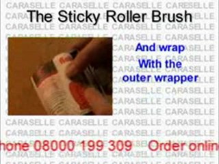Trident handled sticky roller