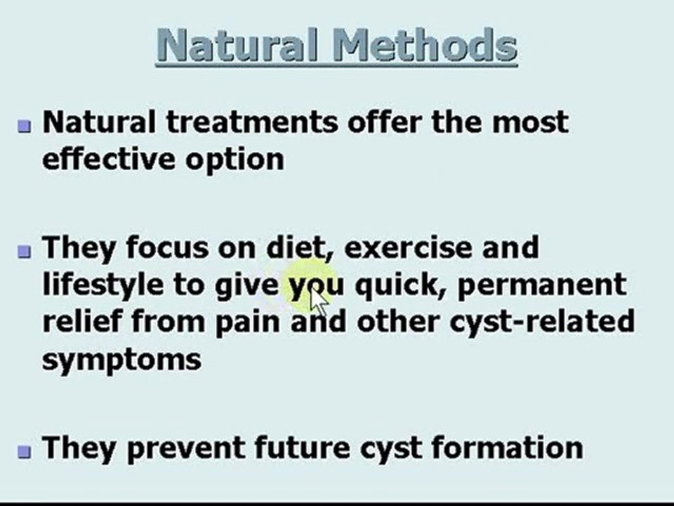 Remedies for Ovarian Cysts--Here's Your Best Option