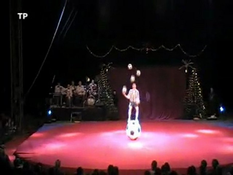 Circus agency, presents the Football Juggler