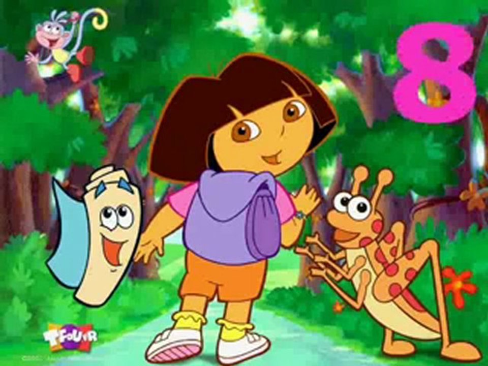 les nombres arabes avec Dora