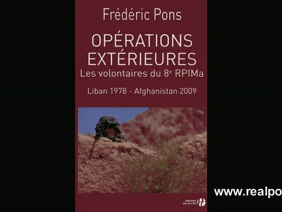 Présentation du livre  "Opérations extérieures" de F. Pons