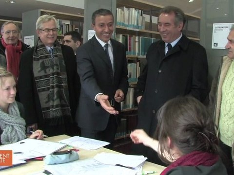 FRANÇOIS BAYROU et AZOUZ BEGAG en RHONE ALPES