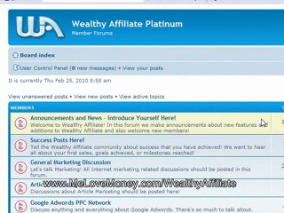 Inside Wealthy Affiliate University