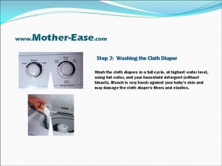 Cloth Diapers - Mother-Ease - Care and Use Video