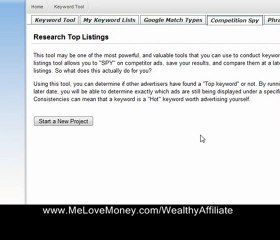Wealthy Affiliate Keyword Research Review