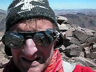 Du Cerro Bonete vue sur l'Aconcagua