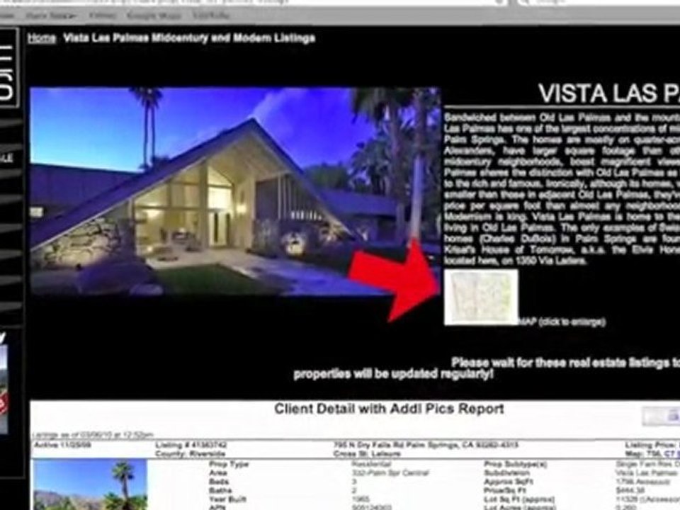Finding modern / mid-century homes for sale in Palm Springs