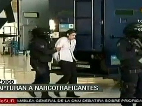 Capturan a cuatro presuntos narcotraficantes en México