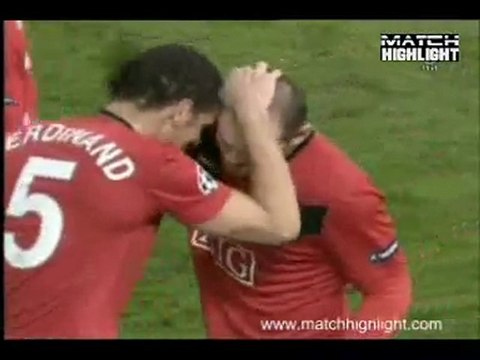Manchester Utd 4-0 AC Milan Rooney 13'