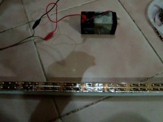 ledlerle 12 volt 100 watt florasan lamba yapımı.