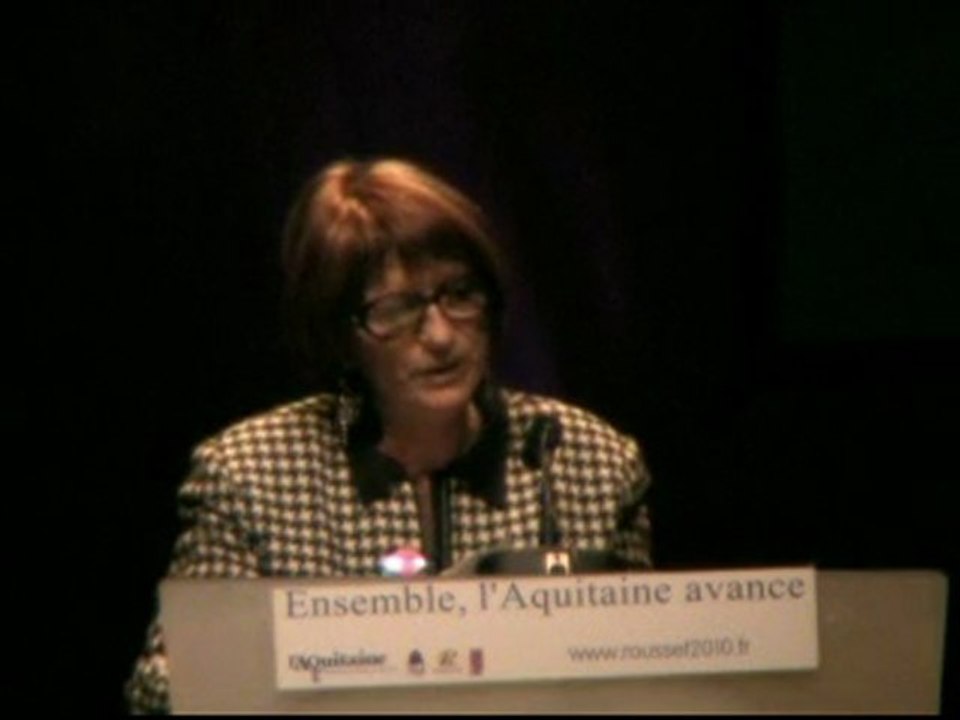 Meeting de Talence du 22 février 2010 d'Alain Rousset 1/3