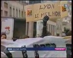 Action Rebeyne! contre le RESF - Reportage de France 3